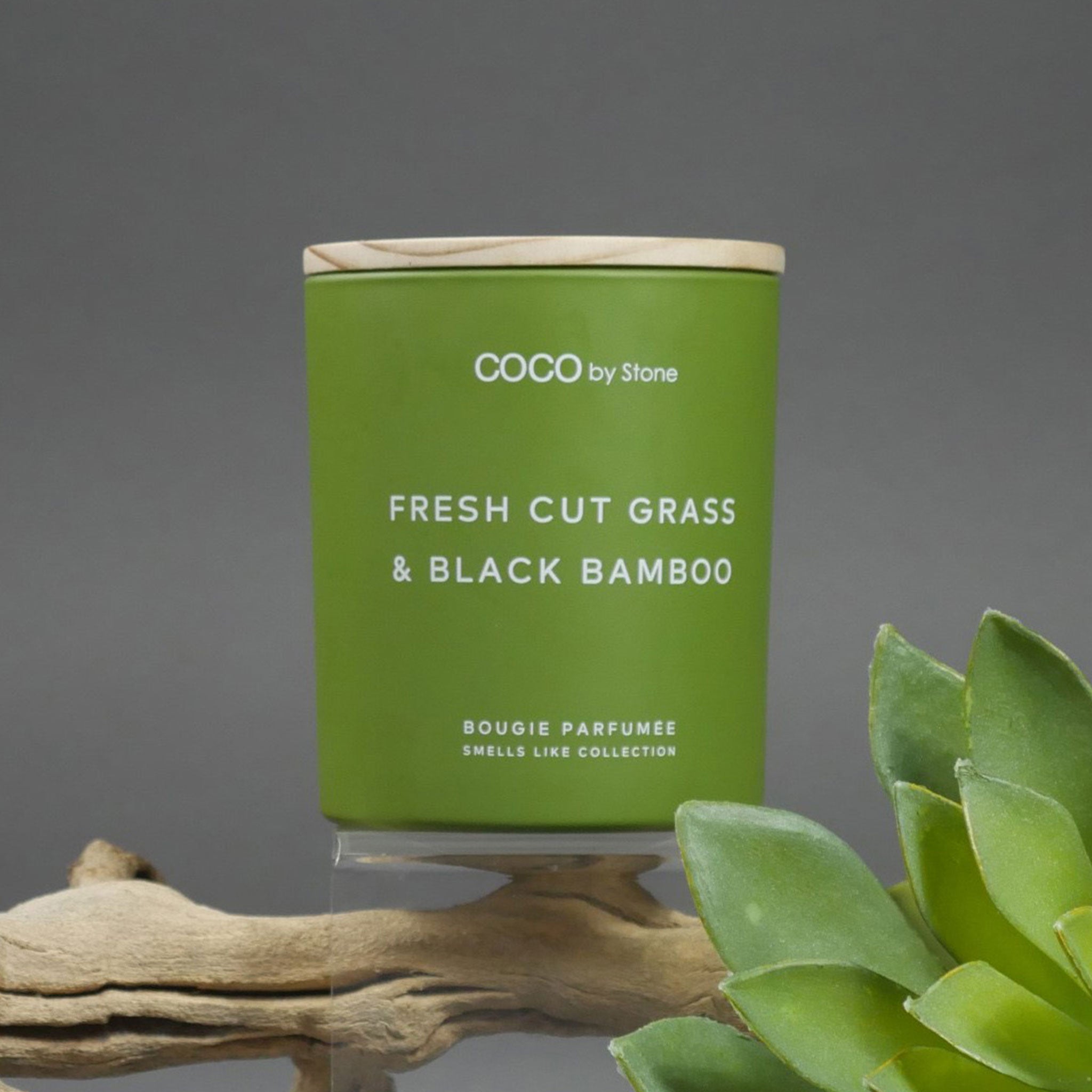 11oz Smells Like Fresh Cut Grass & Black Bamboo Candle
