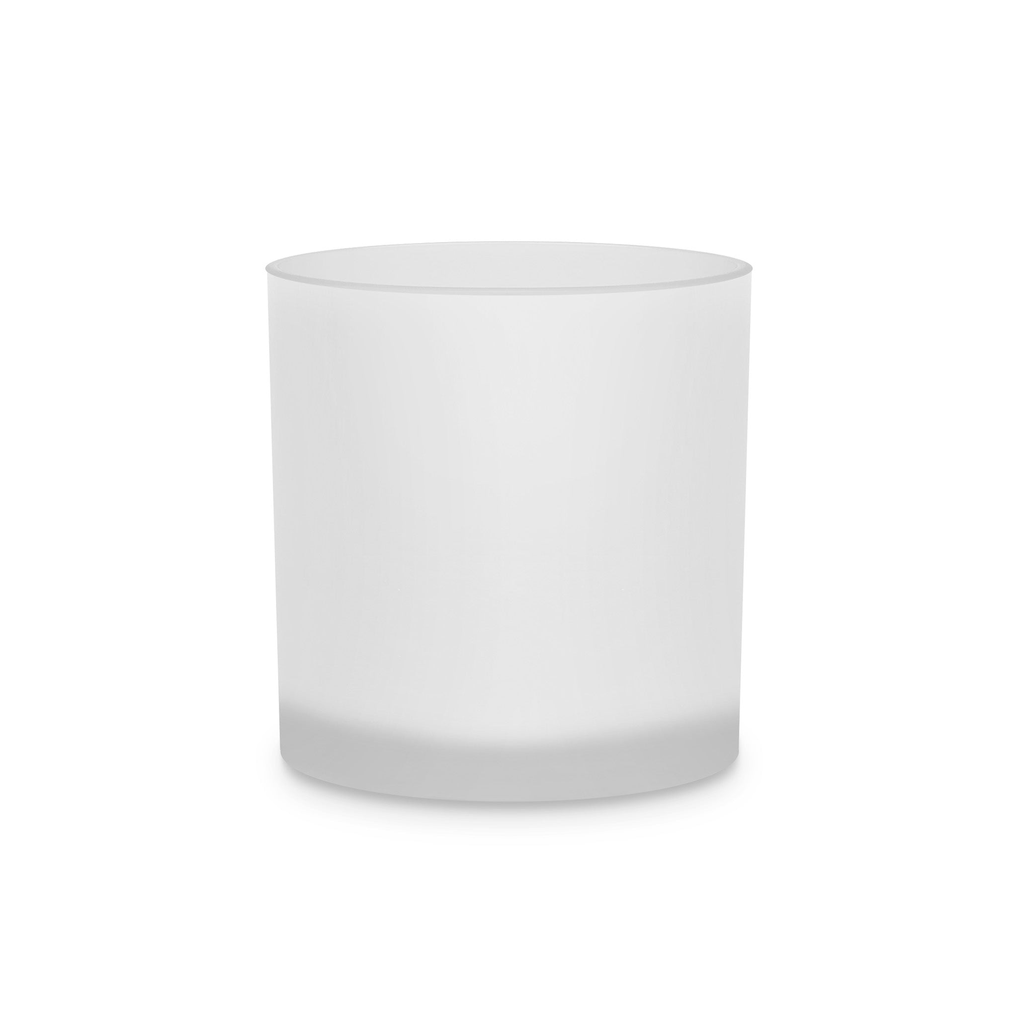 10oz (8oz wax fill) Heavy Rocks Candle Glass