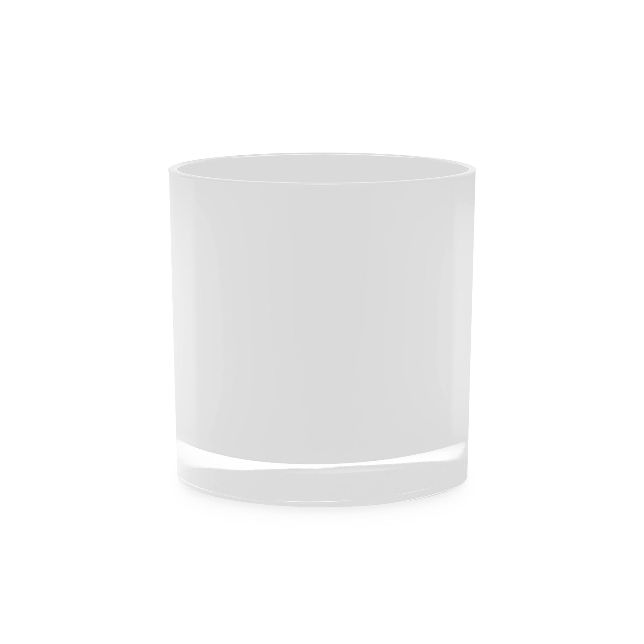 10oz (8oz wax fill) Heavy Rocks Candle Glass