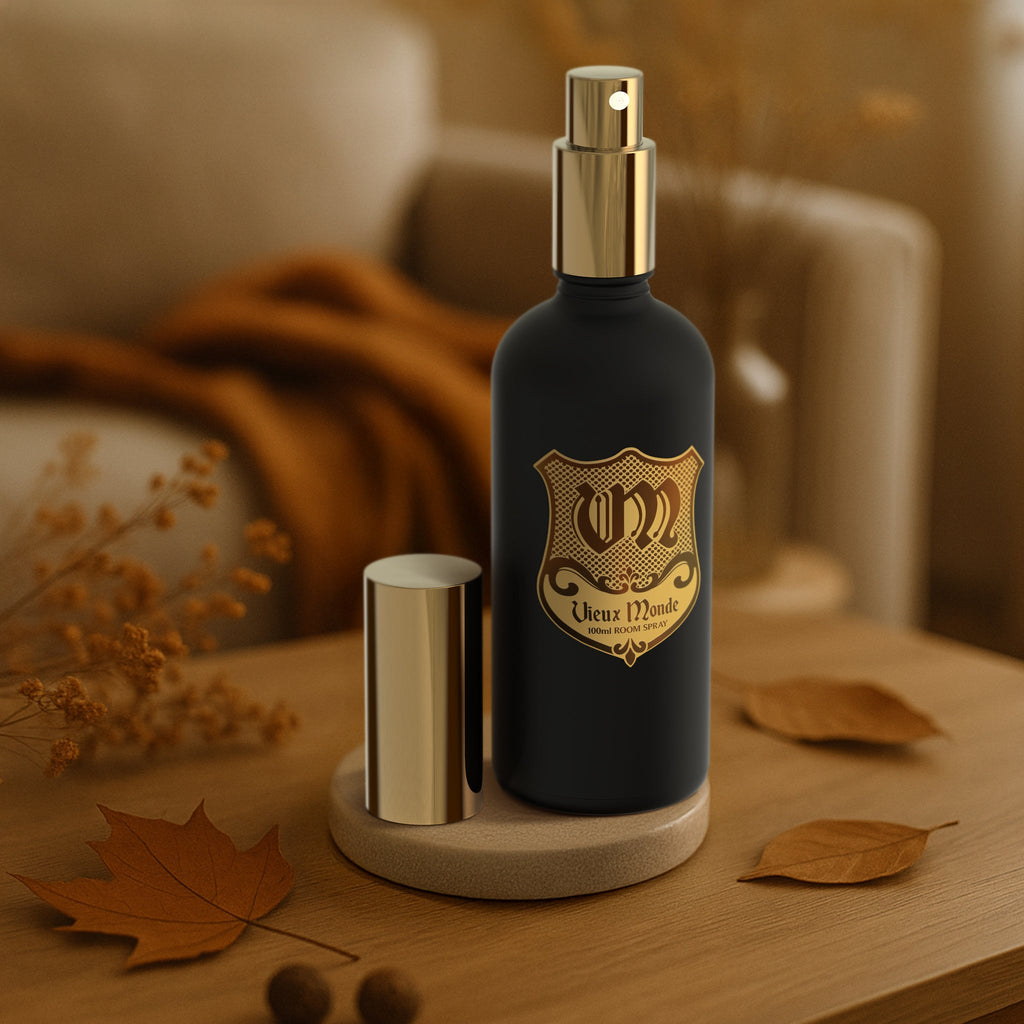 100ml Vieux Monde Tobacco Fireside Room Spray